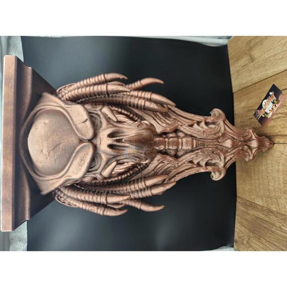 Predator Wall Hanger Shelf - Aliens Movie Room Prop - Game Room Decor - Dad Gift